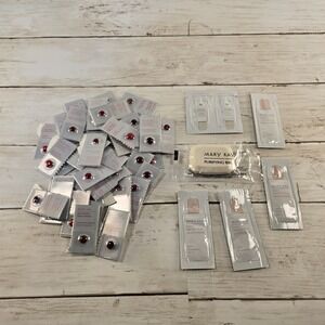 Mary Kay Sample Lot High Profile Lipstick Moisturizer SPF 15 Eye Enhancer Soap